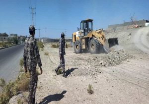 رفع تصرف ۳۳۰۰ متر مربع از اراضی دولتی شهر جالق