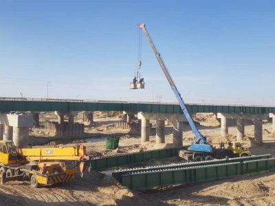 فرایند ساخت پل نهراب مراحل نهایی خود را طی می کند