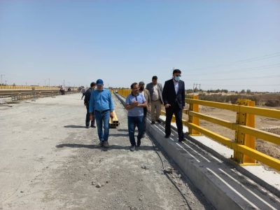 ساخت پل بزرگ نهراب وارد مرحله نهایی خود شد 