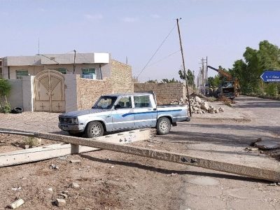 خسارت میلیاردی طوفان به شبکه برق سیستان/ ۱۷ پایه شبکه برق در پی وزش باد سقوط کرد