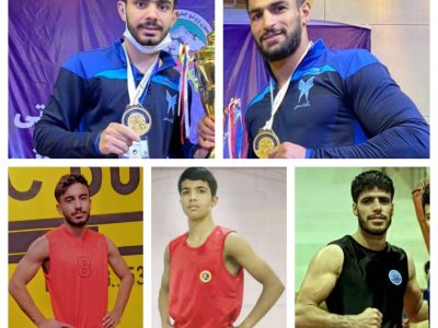 حضور قهرمانان ووشو سیستان و بلوچستان در رقابتهای لیگ برتر