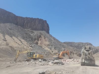 احداث جاده روی کوه خواجه، اولین خسارت را به بار آورد