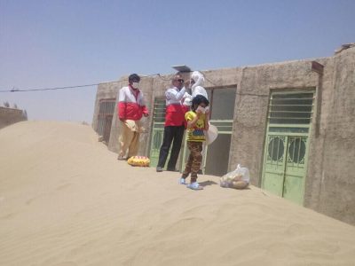 هلال احمر: ۷۶۳۰ نفر متاثر از توفان سیستان امدادرسانی شدند