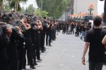 عزاداری عاشقان ابا عبدالله حسین(ع) در توفان و گرمای سیستان و بلوچستان