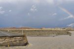 سیلاب راه ۴۲ روستای محدوه رودخانه کاجو قصرقند را بست
