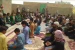 فیلم برگزاری تاسوعای حسینی در سیستان شرقی (ولایت های نیمروز و فراه)