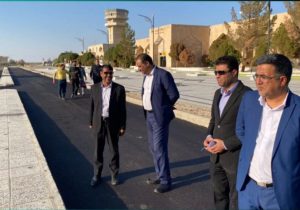 عملیات آسفالت محوطه و شبکه دسترسی فرودگاه زابل اجرا شد