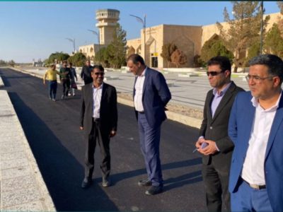 عملیات آسفالت محوطه و شبکه دسترسی فرودگاه زابل اجرا شد
