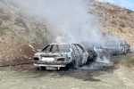موضوع آتش زدن خودروهای کوهنوردان در تفتان در حال پیگیری است
