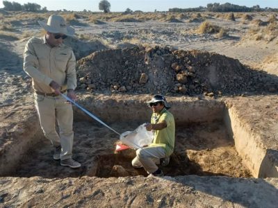 نخستین فصل باستان‌شناسی در محوطه تاریخی «چگردک» دلگان آغاز شد