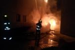 ۴ خودرو در بلوار بعثت طعمه حریق شدند