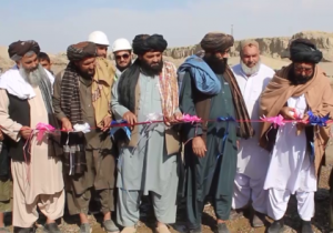 نخستین آب‌راه بین بند کمال خان و شهر زرنج افتتاح شد