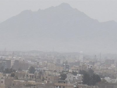 وزش باد شدید و گرد و غبار در زاهدان دید افقی را کاهش داد