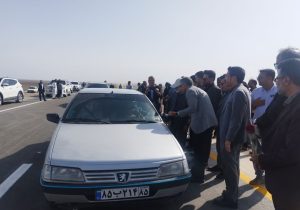 ۲۰ کیلومتر از بزرگراه زاهدان – بیرجند زیر بار ترافیک رفت