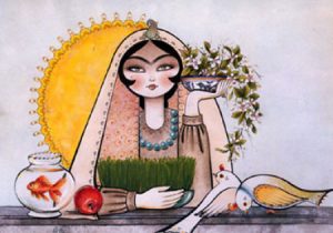 بی‌بی نوروز به همه خانه‎ ها سر می‌کشد تا ببیند برای استقبال او چه کرده‌اند