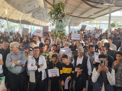 تجمع مردمی مطالبهگران امنیت در زاهدان