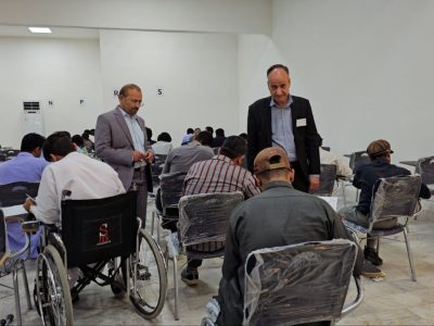 اولین آزمون سراسرس استخدامی اختصاصی افراد دارای معلولیت در زاهدان برگزار شد