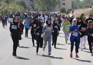 مسابقه دوی همگانی بانوان در زاهدان برگزار شد