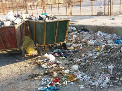آلودگی شهر زاهدان توسط زبالههای خانگی