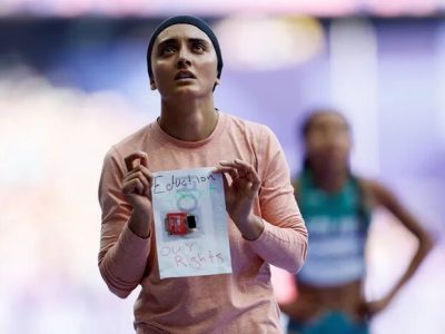 پیام اعتراضی دونده زن افغان به طالبان در المپیک