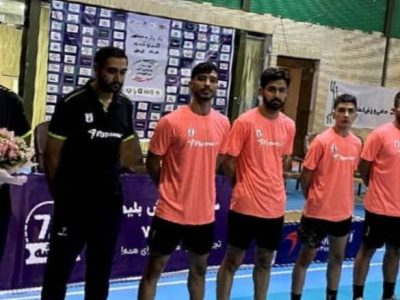 برد تیم سیستان و بلوچستان در هفته چهارم لیگ برتر بدمینتون کشور