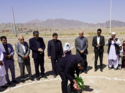 عملیات اجرایی بیست کلاس درس در سیادک زاهدان آغاز شد
