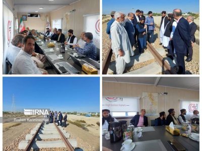 مدیرعامل منطقه آزاد چابهار: شرایط مناسبی برای سرمایه گذاری تاجران افغانستان در چابهار فراهم شده است/بازدید هیأت راه‌آهن افغانستان از پروژه راه‌آهن چابهار- زاهدان