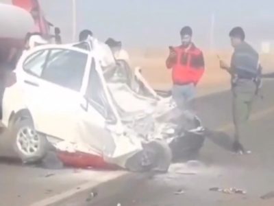 تصادف در مسیر زابل به زاهدان یک کشته و یک مجروح برجا گذاشت