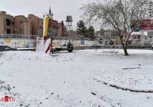 بام زاهدان سفید پوش شد