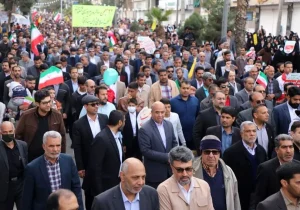 راهپیمایی ۲۲ بهمن در ۶۰ نقطه سیستان‌ و بلوچستان برگزار شد 