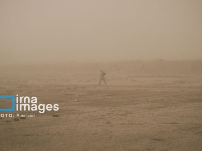 هشدار نارنجی هواشناسی برای طوفان گرد و خاک در منطقه سیستان