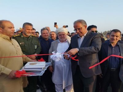 دو طرح راهسازی در شهرستان زهک افتتاح شد