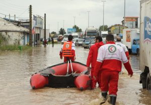آماده‌باش کامل هلال‌احمر در پی احتمال سیلاب در استان‌های جنوب کشور