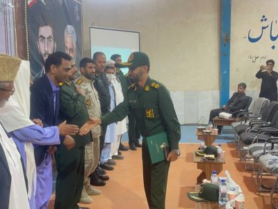 سرهنگ دوم پاسدار امین مرادی فرمانده ناحیه مقاومت بسیج سپاه تفتان شد
