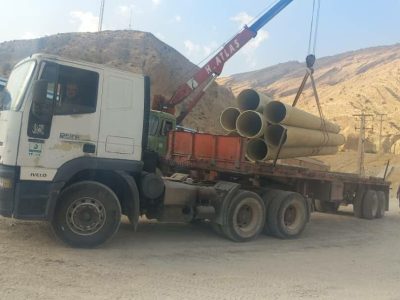 آتش سوزی عمدی لوله خط انتقال آب به دشتیاری توسط افراد ناشناس