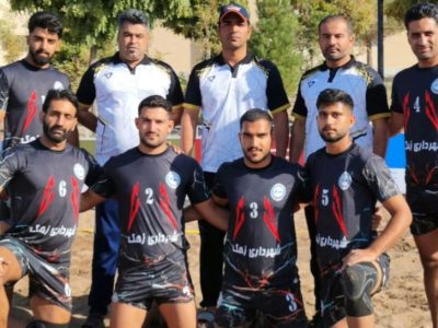 صعود شهرداری زهک به مرحله یک چهارم نهایی مسابقات دستجات آزاد کبدی ساحلی کشور