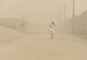 طوفانی با سرعت ۱۰۴ کیلومتر بر ساعت زابل را درنوردید