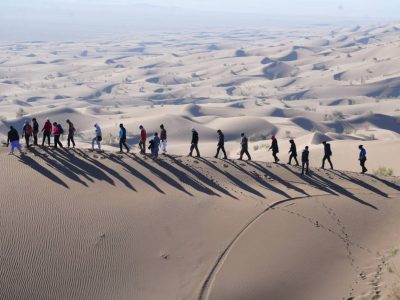 هیجان در دل کویر؛ بیابان جهانی لوت میزبان یک رویداد مهیج پاییزی شد