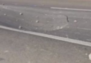 توضیح شرکت آب و فاضلاب درباره فرونشست بزرگراه زابل به زاهدان